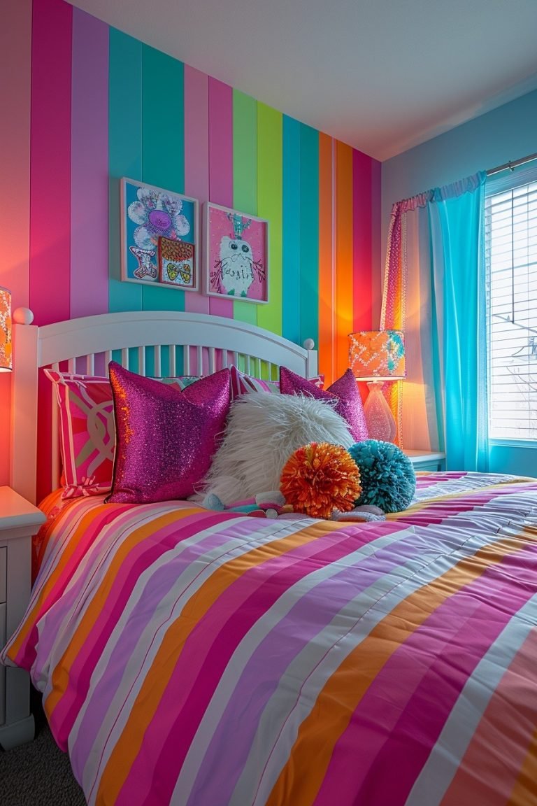 29 Rainbow Bedroom Ideas Kids Will Love - Courtneys World