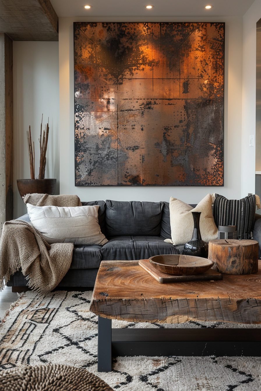 Picture of 29 Industrial Living Room Ideas - Courtneys World