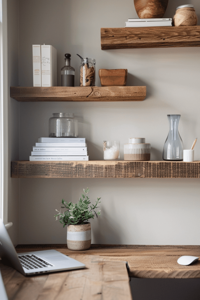 Reclaimed Wood Shelving