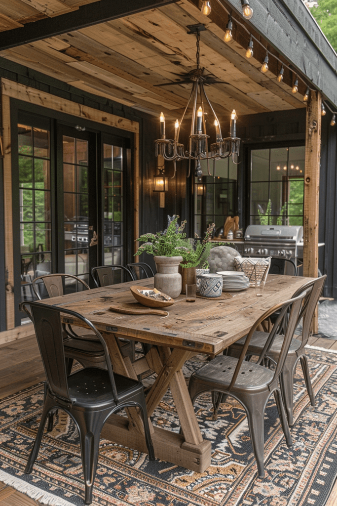 Recycled Rustic Patio