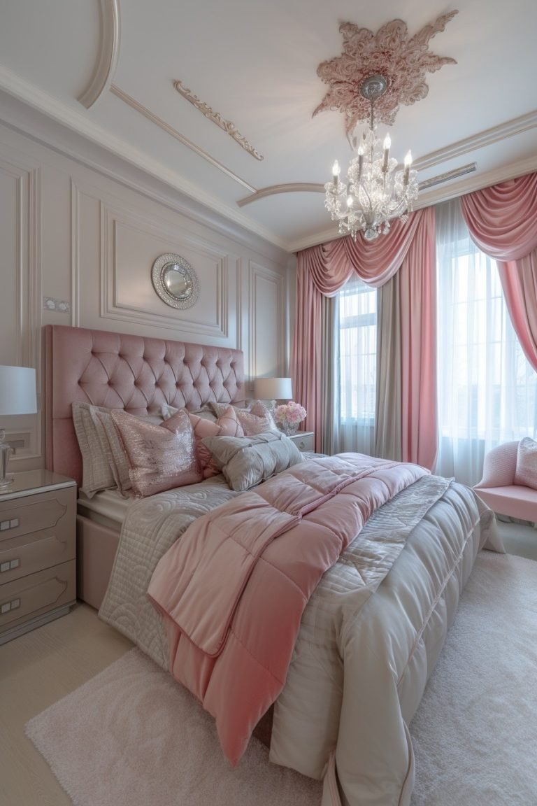 29 Dreamy Pink Bedroom Ideas For A Chic And Cozy Space - Courtneys World