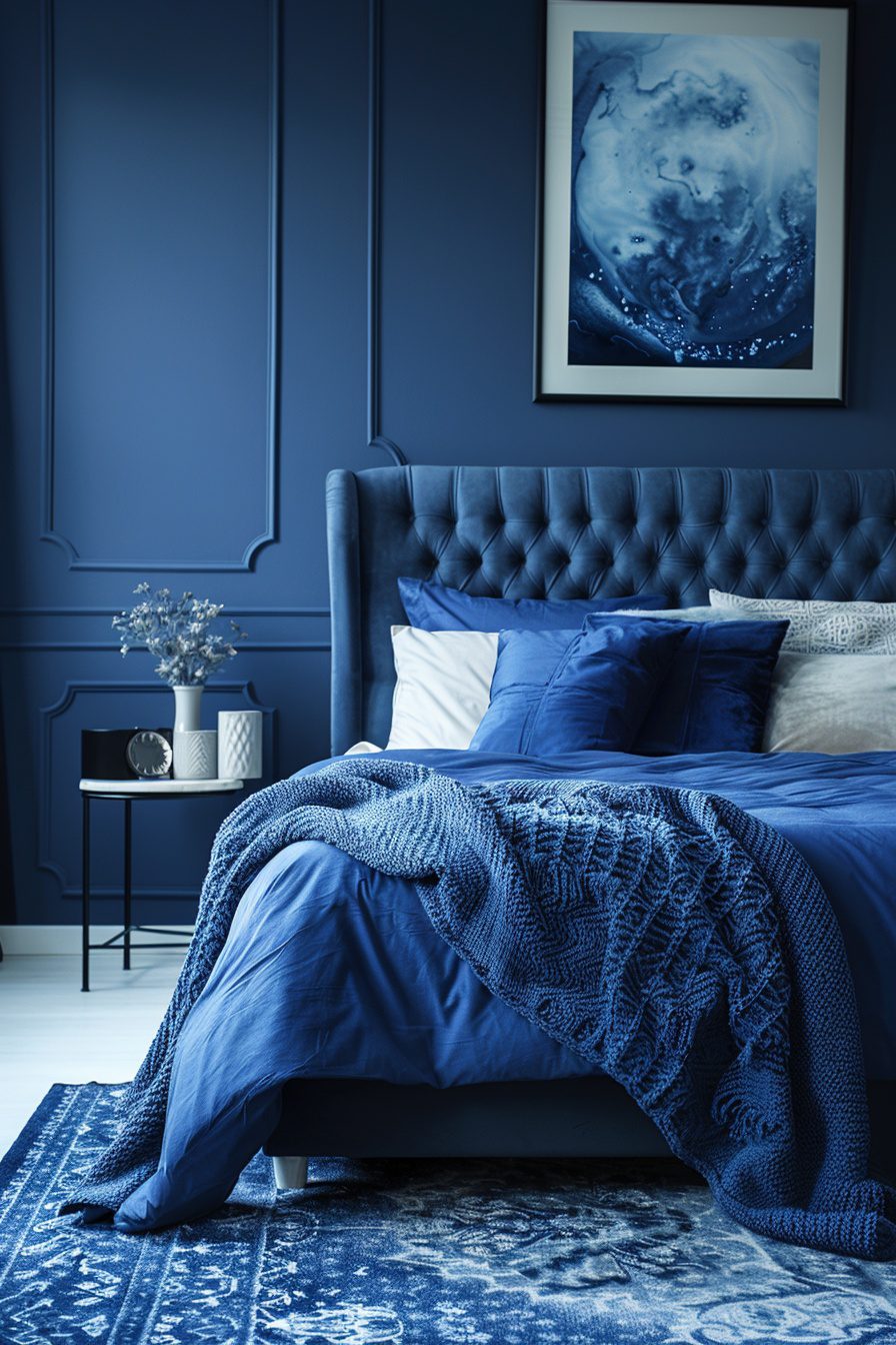 29 Minimal Blue Bedroom Ideas - Courtneys World