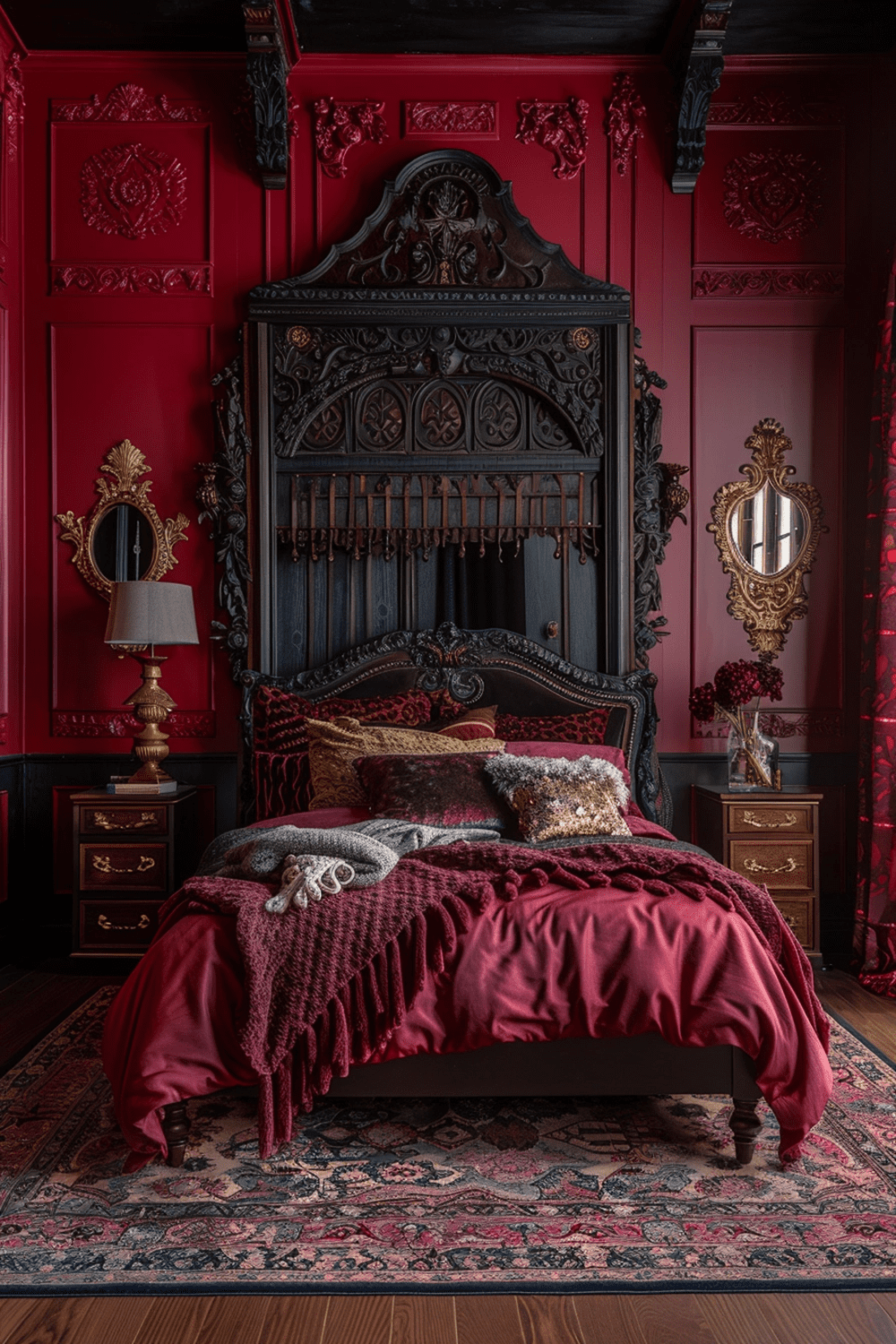 29 Red Boho Bedroom Ideas - Courtneys World