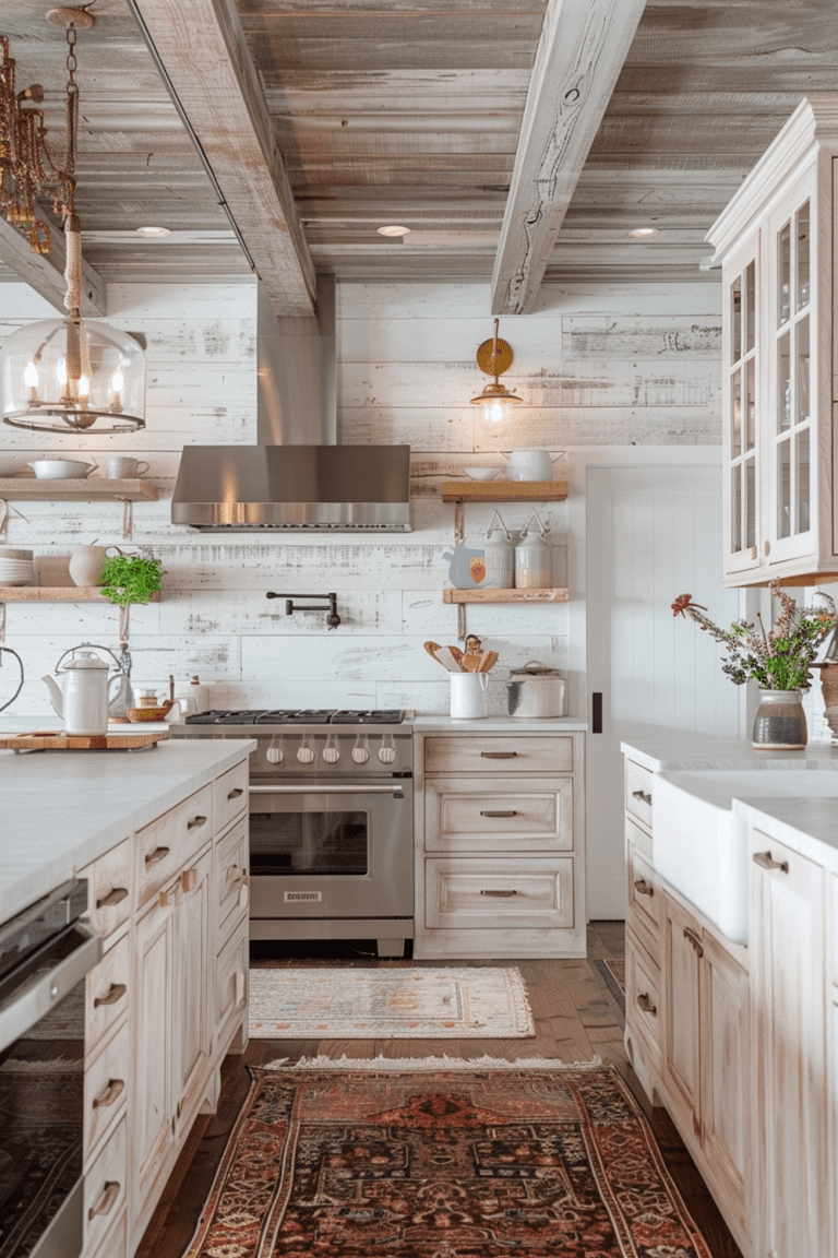 27 Farmhouse Kitchen Decor Ideas - Courtneys World