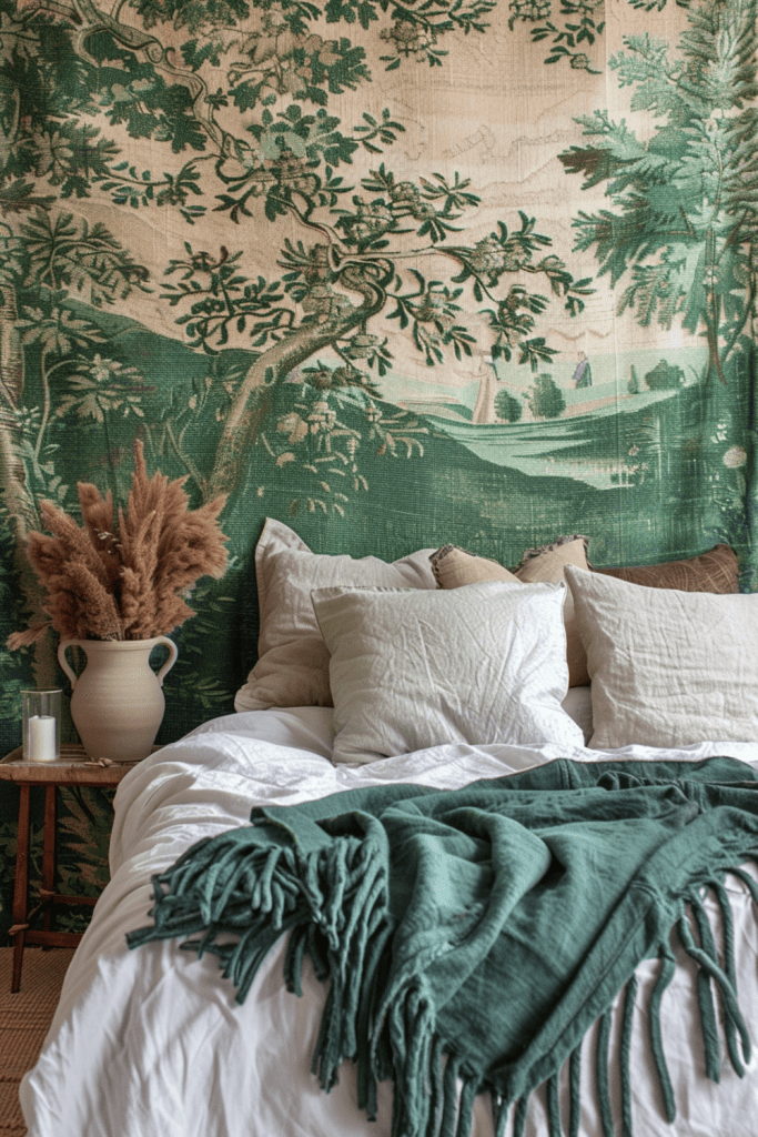 Sage Green Tapestry Pieces