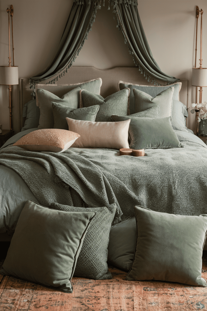 Sage Green Throw Pillows