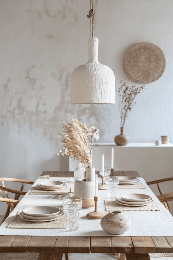 Simplistic Table Setting Inspirations