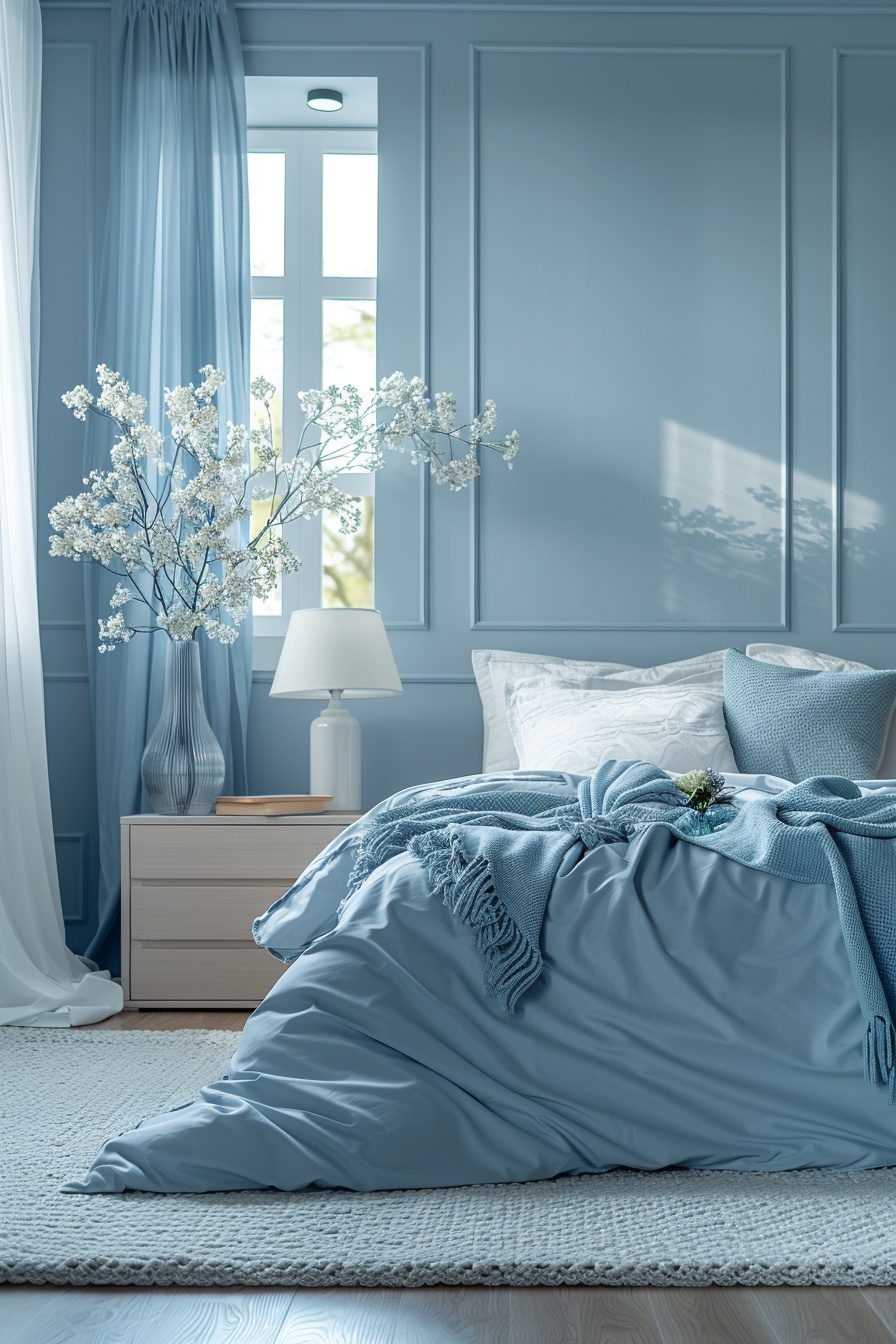 29 Minimal Blue Bedroom Ideas - Courtneys World