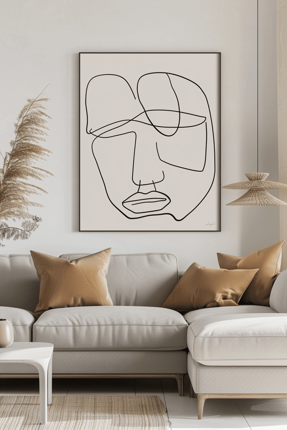 Gallery Detail: 29 Minimalist Wall Decor Inspiration Above Your Couch