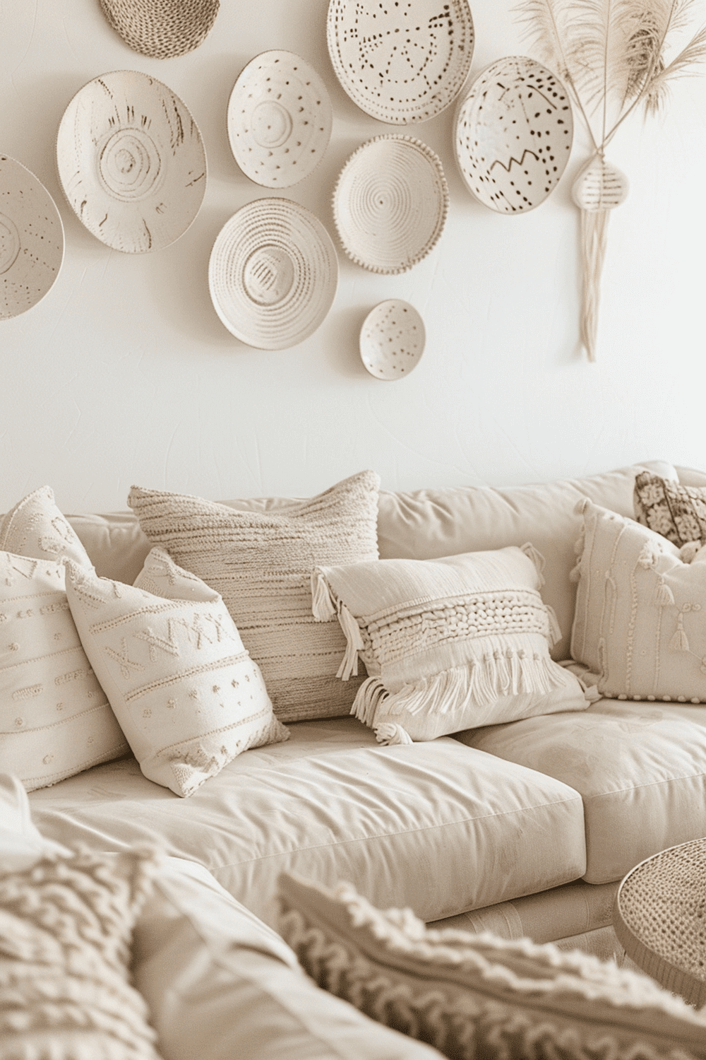 Image showcasing 29 Minimalist Wall Decor Inspiration Above Your Couch - Courtneys World