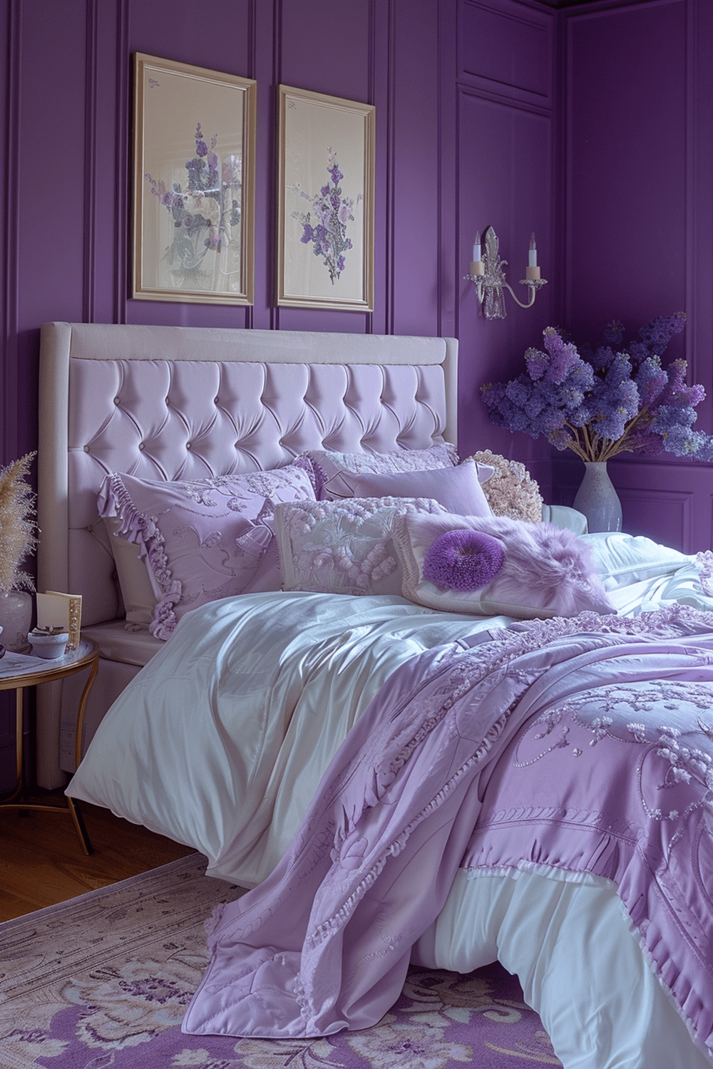29 Lavender Boho Bedroom Ideas - Courtneys World