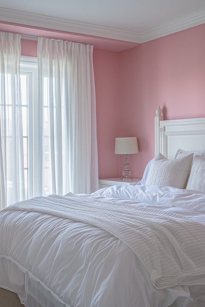 Soft Pink and Serene White Sanctuary