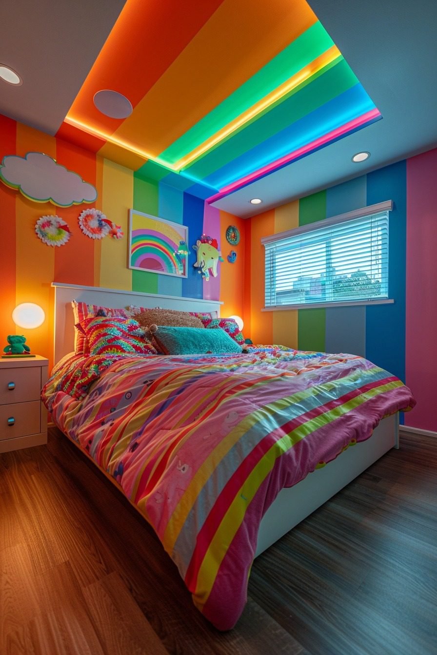 29 Rainbow Bedroom Ideas Kids Will Love Courtneys World