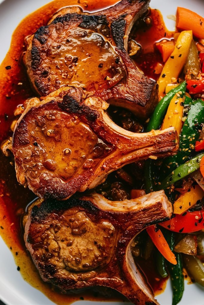Spicy Adobo Pork Chops Recipe