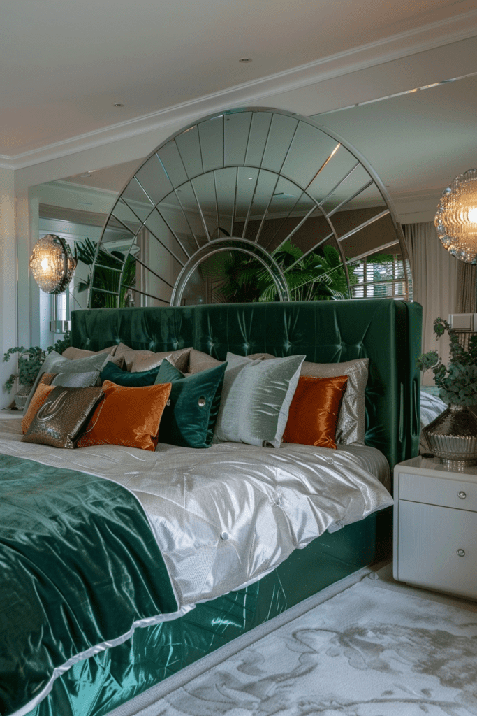 Streamline Splendor: Sleek Emerald Accents