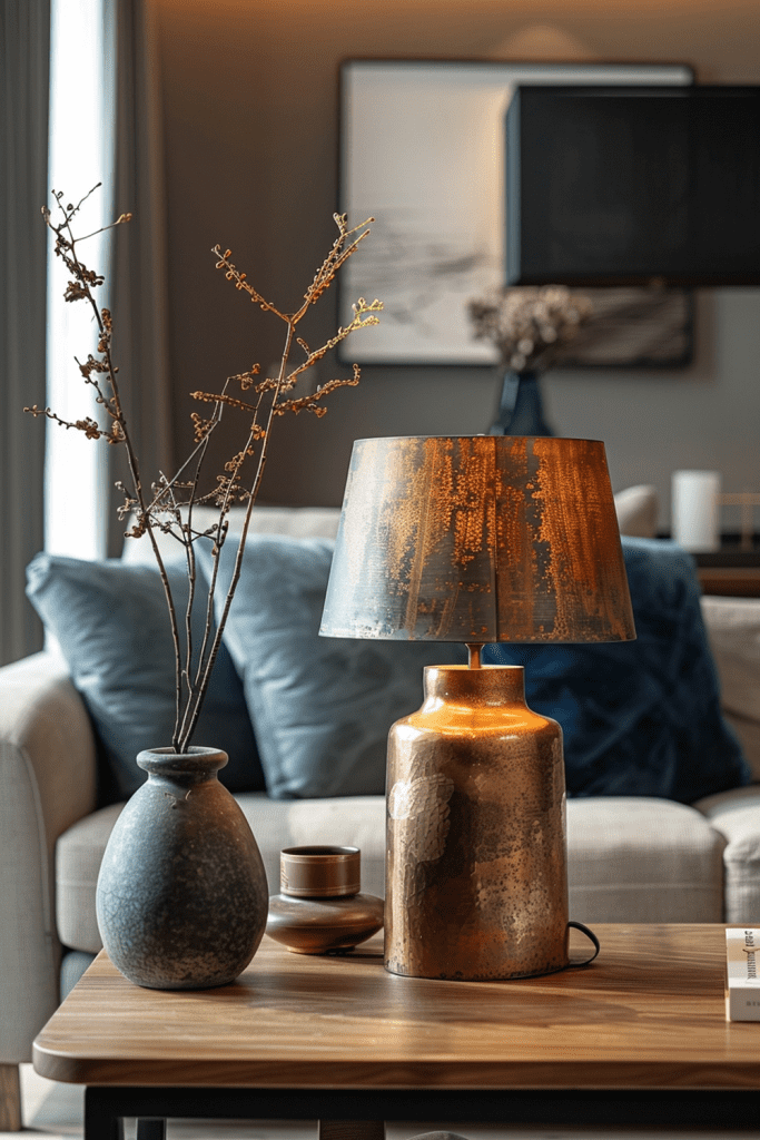 Tarnished Copper Lamps