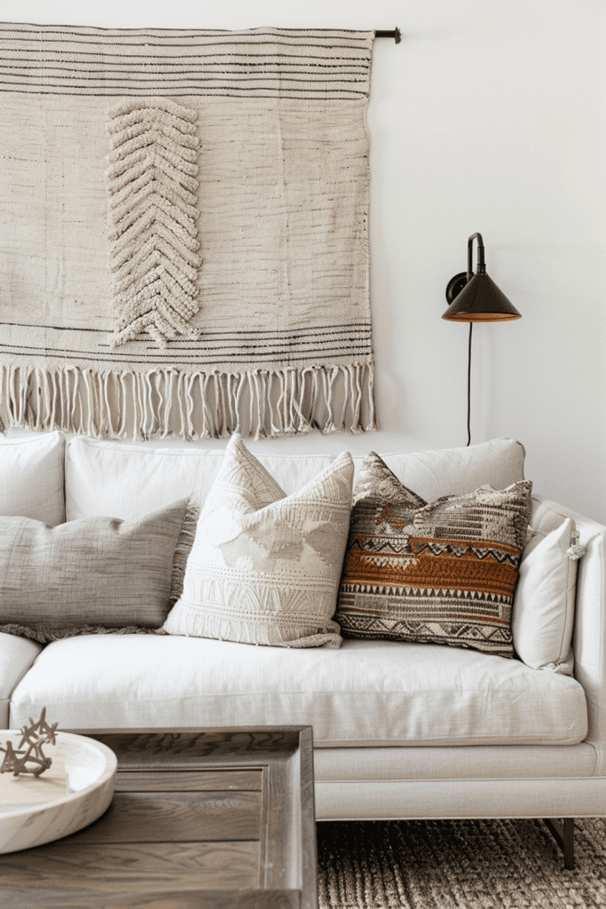 Textural Fabric Wall Hangings