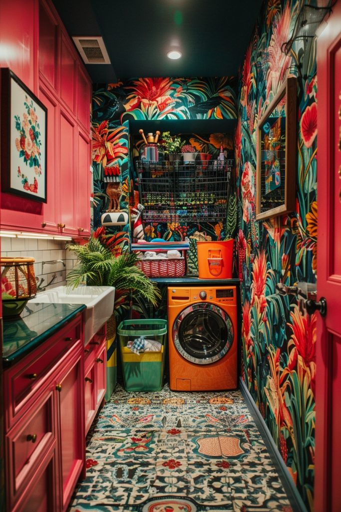The Maximalist Laundry Room