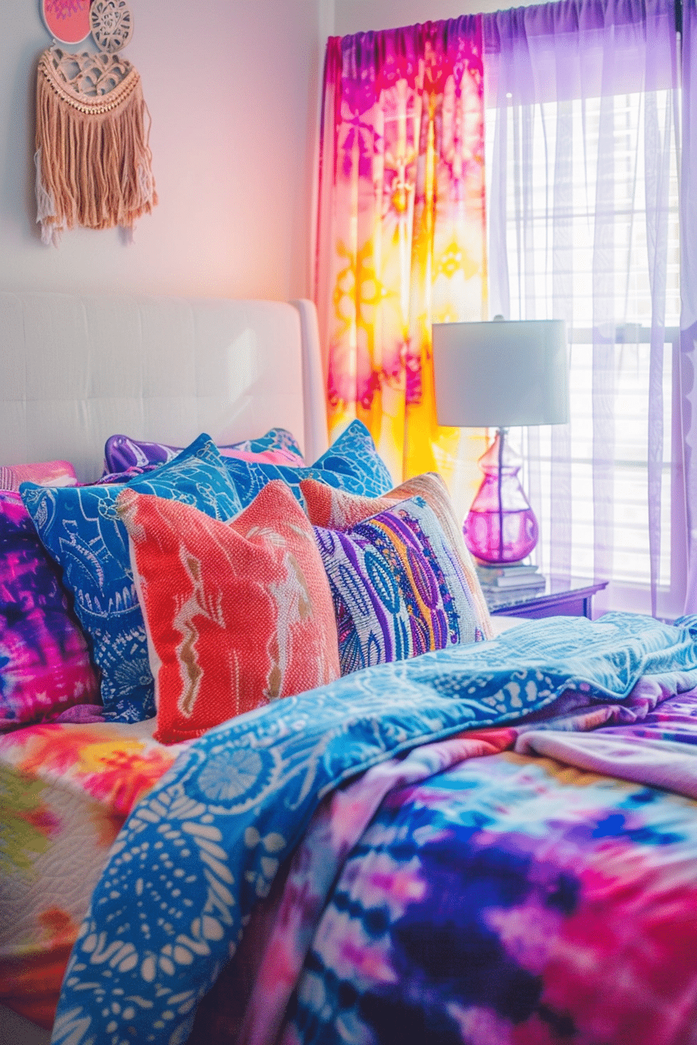 29 Rainbow Boho Bedroom Ideas - Courtneys World