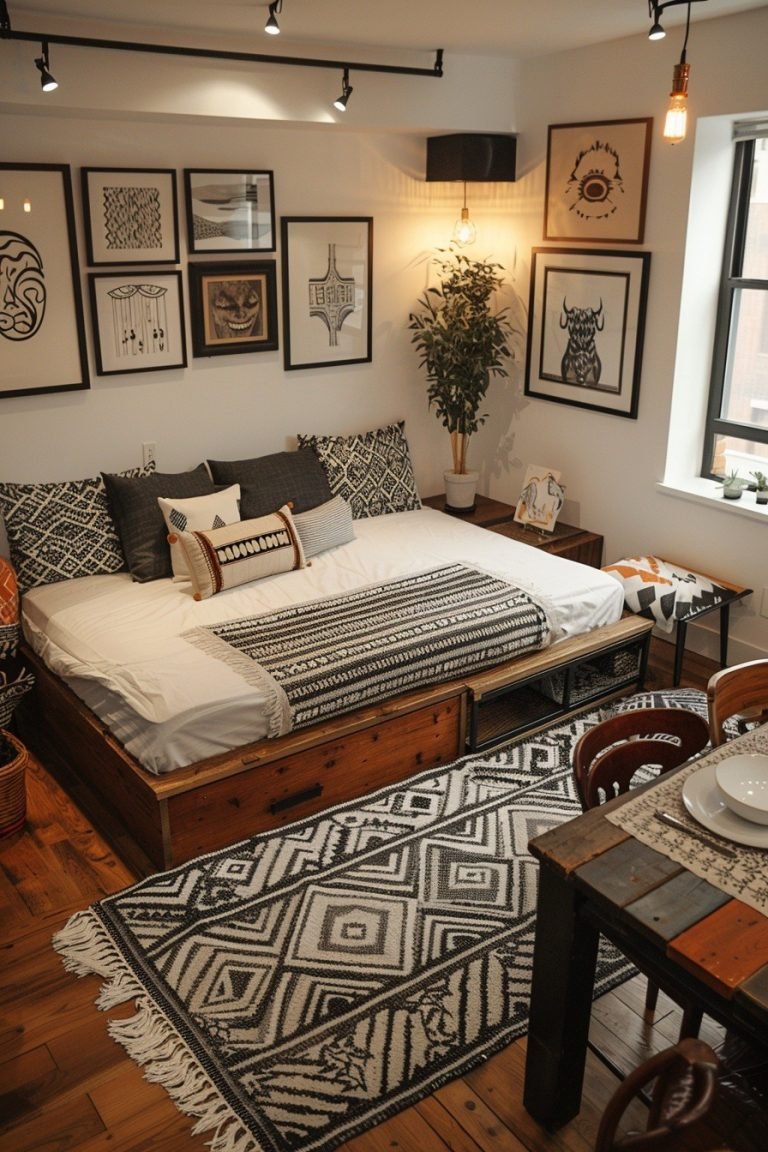 Picture of 28+ Small Apartment Decorating Concepts That Feel Spacious