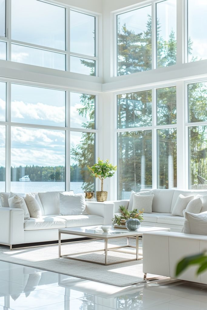 Ultra-Clean Living Room Concepts