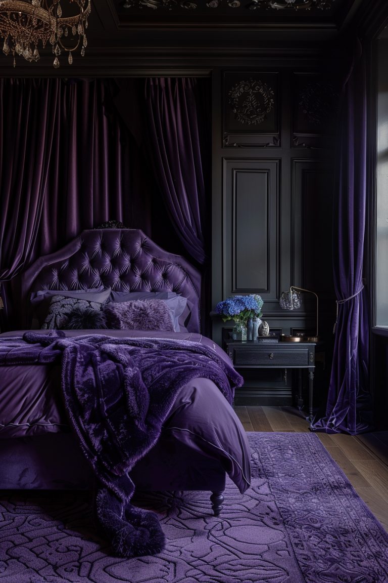 29 Goth Bedroom Ideas To Create A Mysterious And Enchanting Space ...