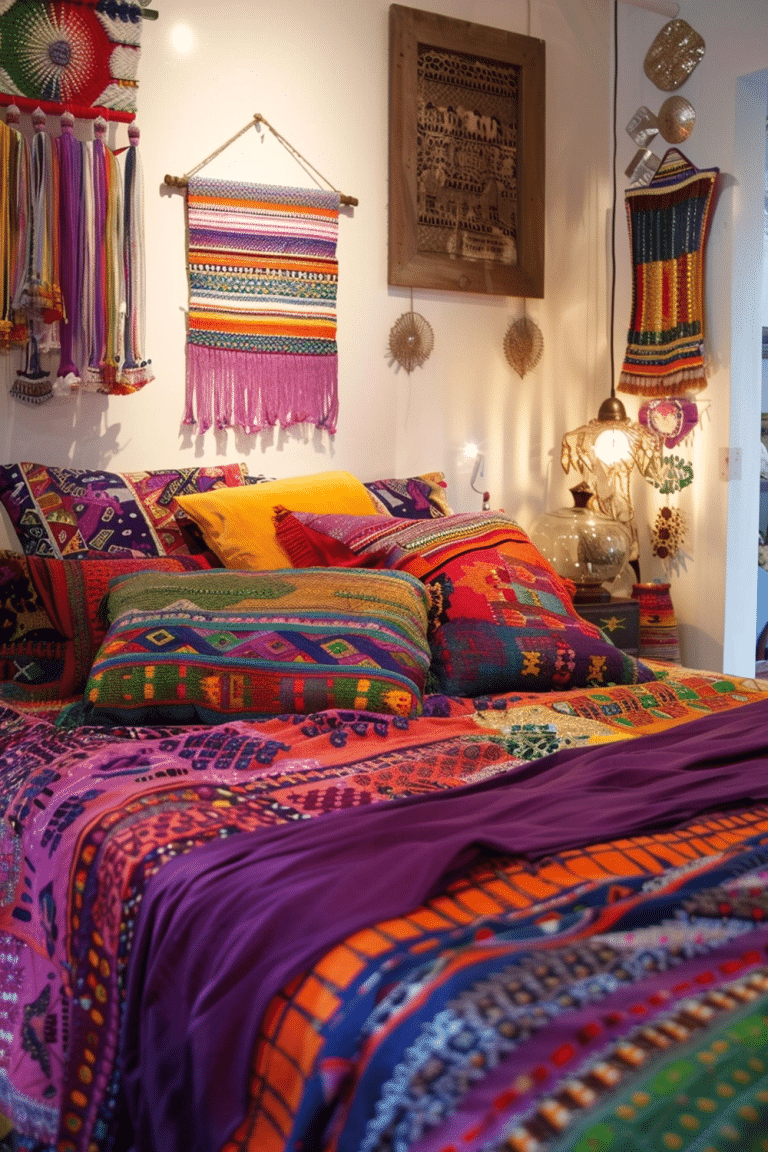 29 Rainbow Boho Bedroom Ideas Courtneys World