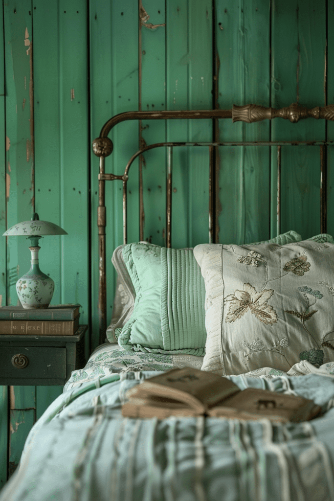 Vintage Accents in Sage