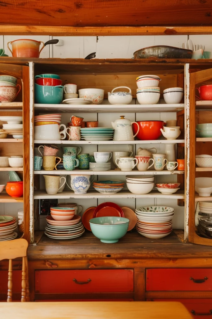 Vintage Kitchenware Display