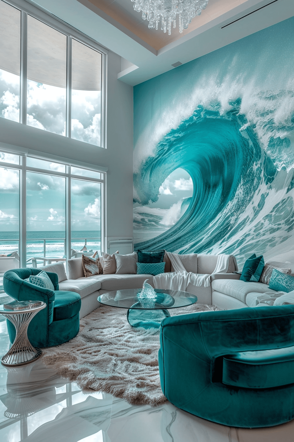 29 Beach Modern Coastal Living Room Ideas - Courtneys World