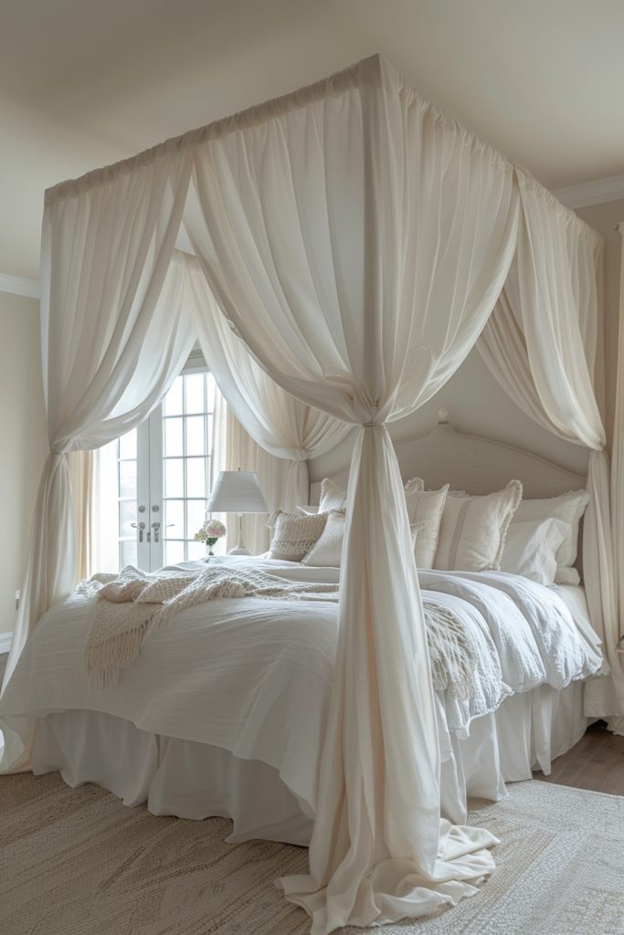 Whimsical White Canopy Dreams