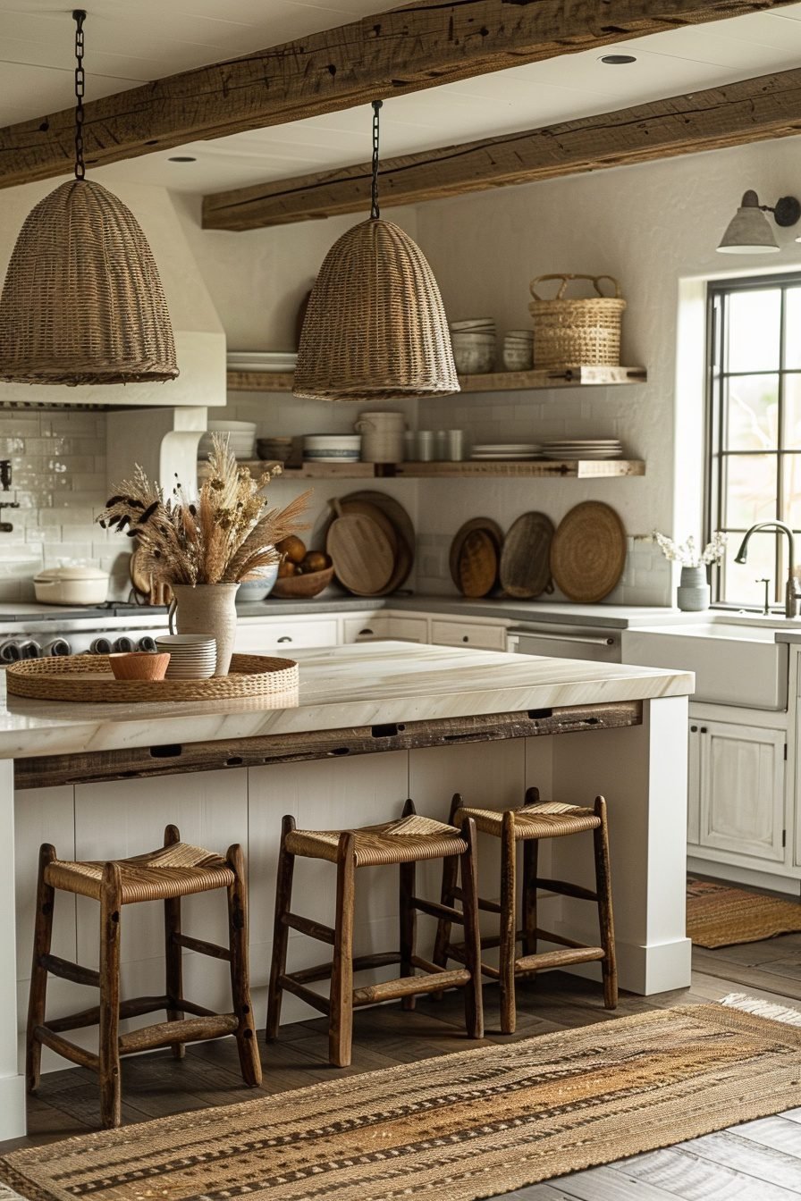 29 Boho Kitchen Ideas For Inspiration - Courtneys World