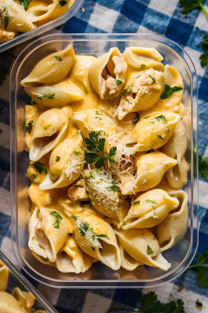 chicken alfredo shells recipe