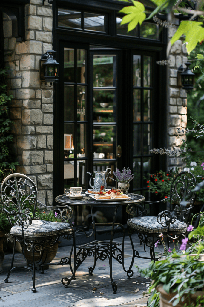 French Café Patio: Parisian Flair for Sophisticated Readers