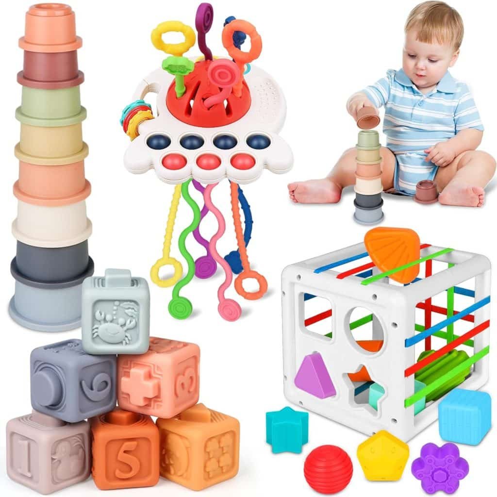 Aboosam 4 in 1 Baby Toys Set