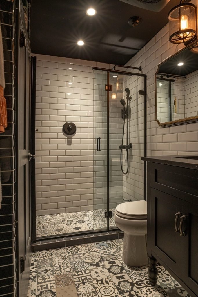 Art Deco Deco-inspired Small Bathrooms