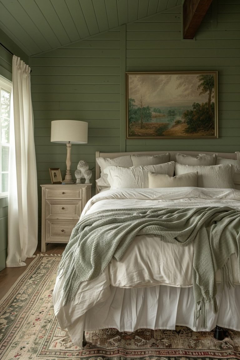 29 Sage Green Farmhouse Bedroom Ideas For A Refreshing Retreat
