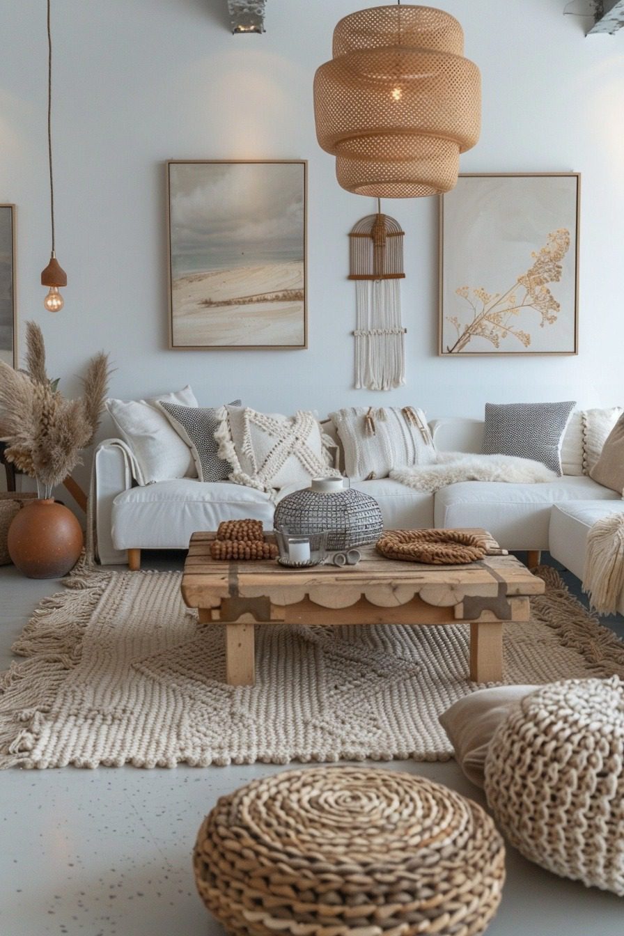 29 Scandi Boho Living Room Ideas For A Cozy And Chic Home - Courtneys World