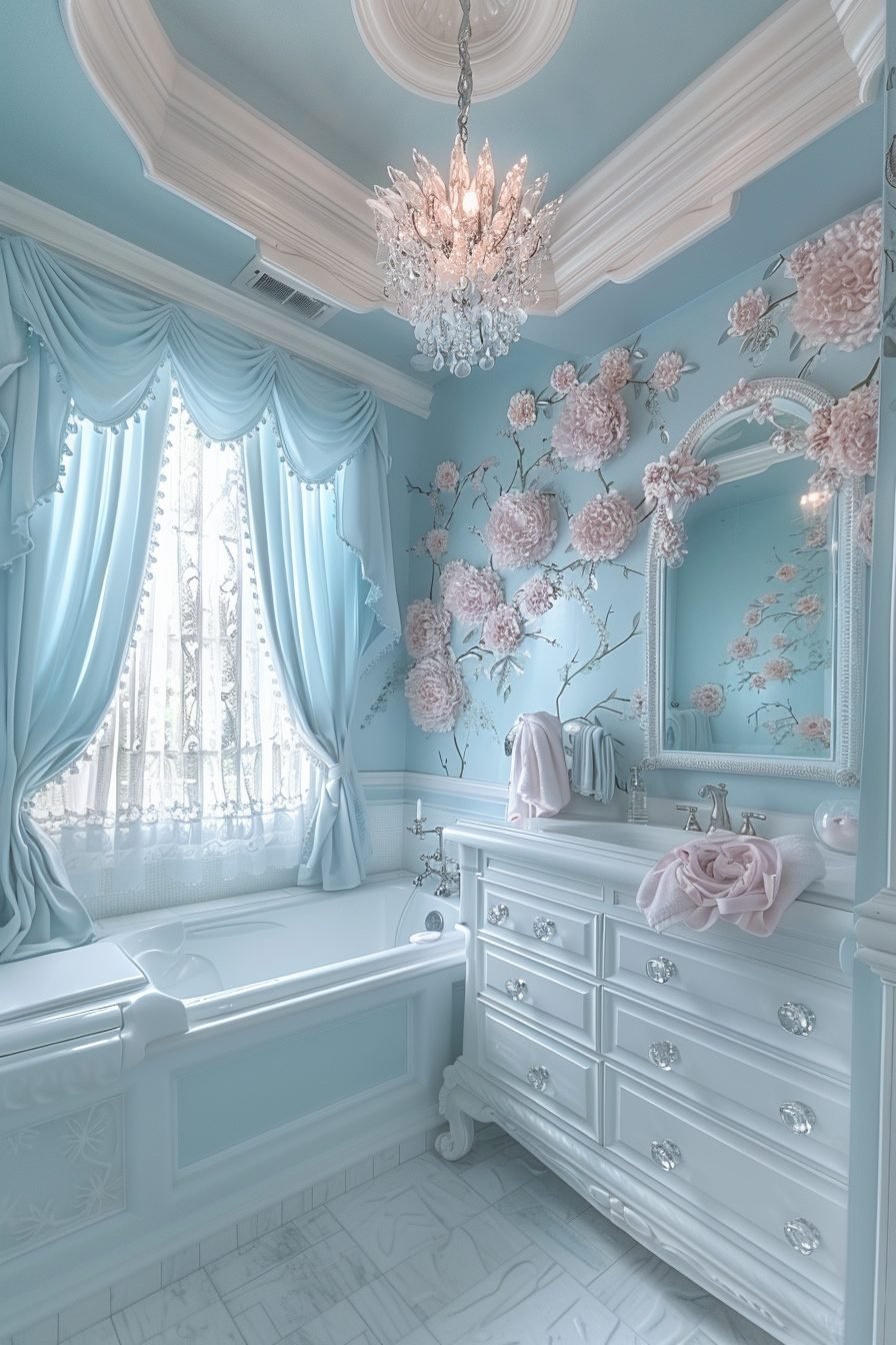 29 Enchanting Girly Bathroom Decor Ideas For A Whimsical Touch ...