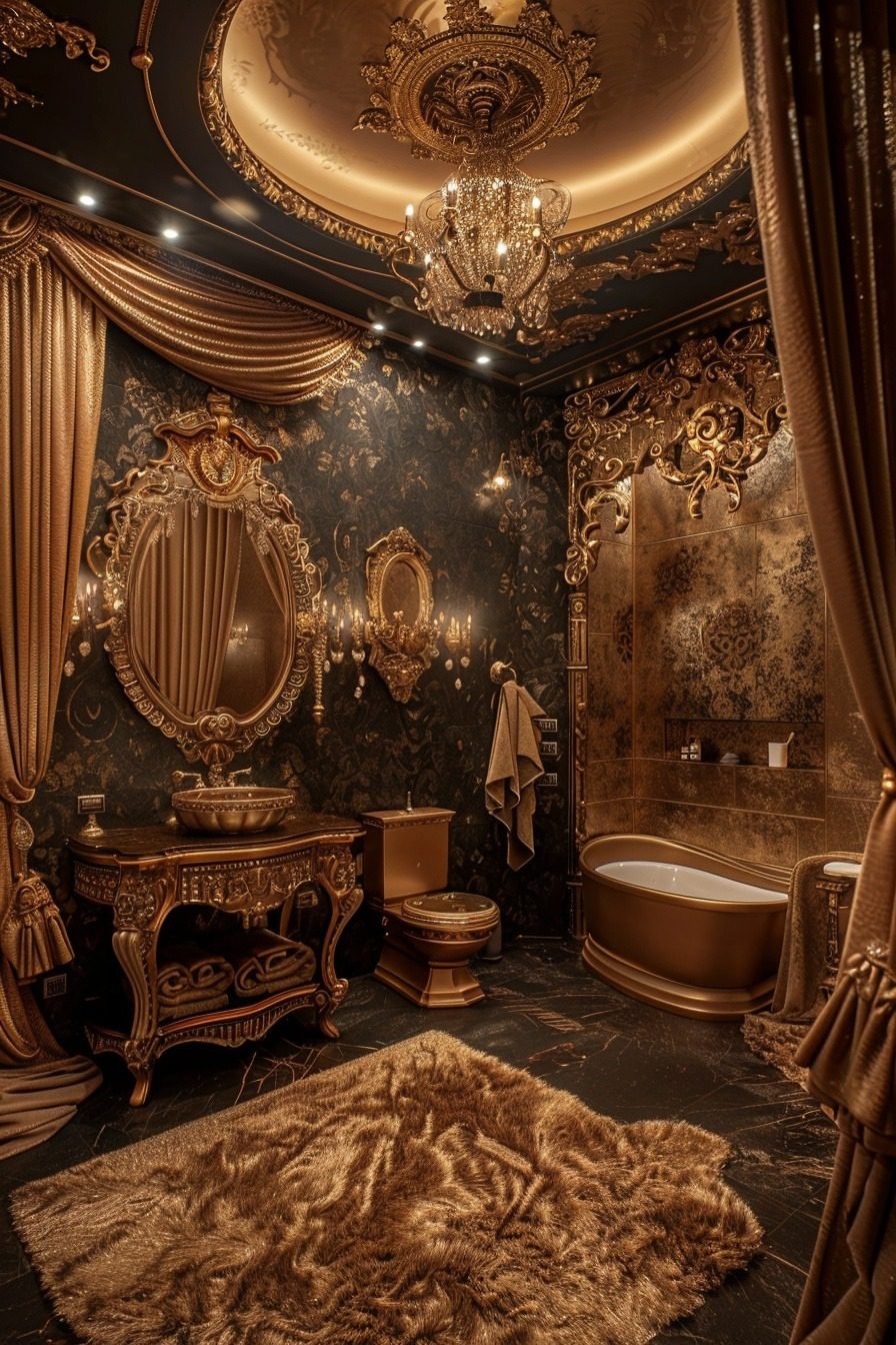 29 Luxurious Gold Bathroom Decor Ideas For A Glamorous Touch