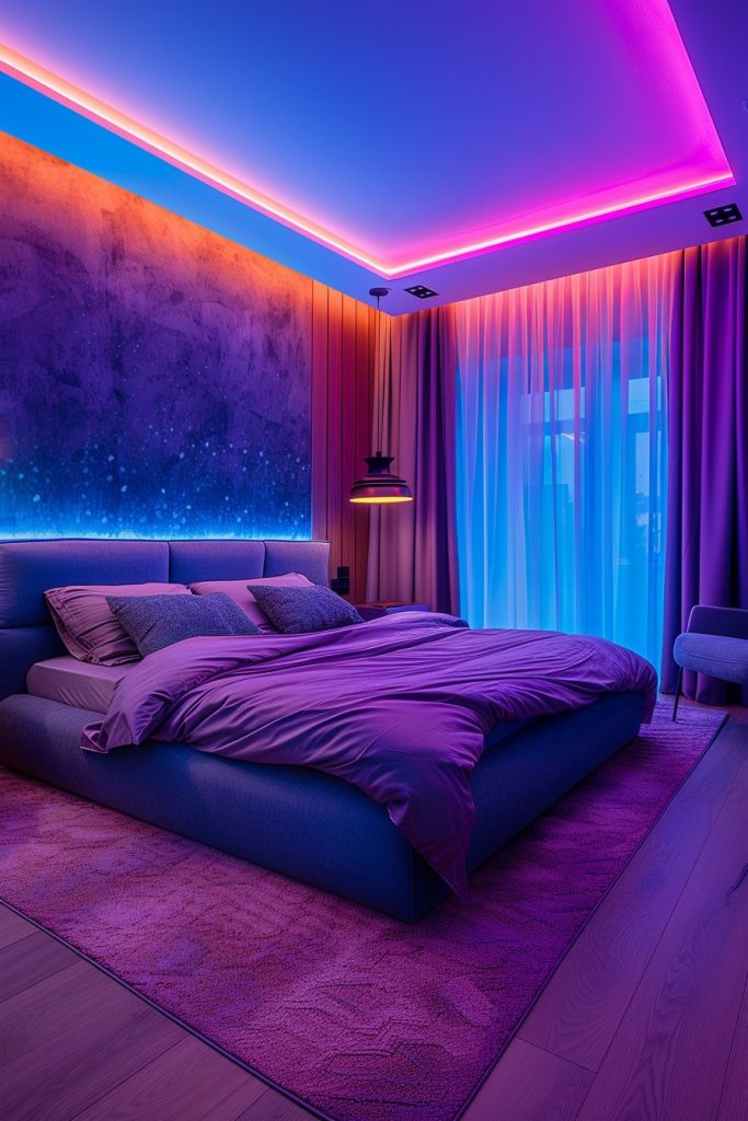 Bedroom LED Projector Ambiance