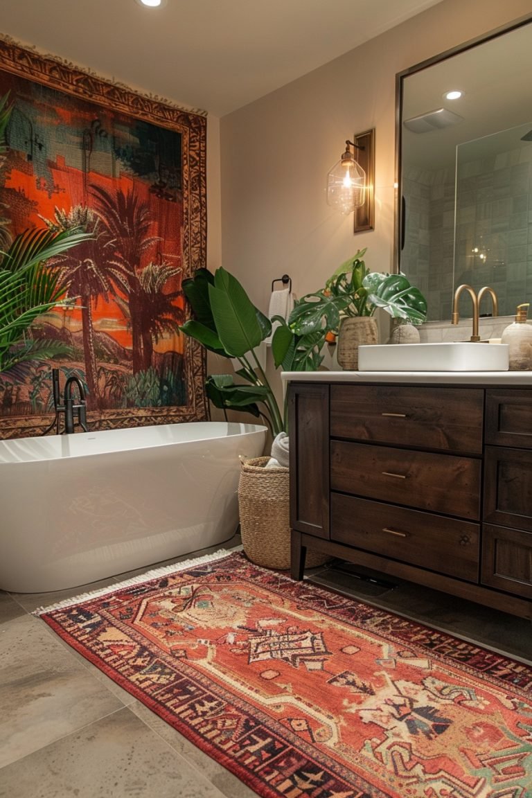 29 Afrohemian Decor Bathroom Ideas For A Culturally Rich Space - Courtneys World