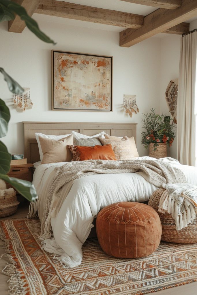 Bohemian Modern Earthy Bedroom