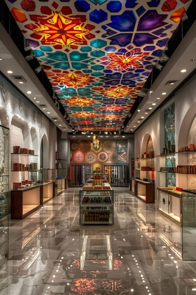 Bold Patterned Ceilings