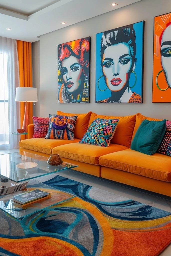 Bold Pop Art Living Room