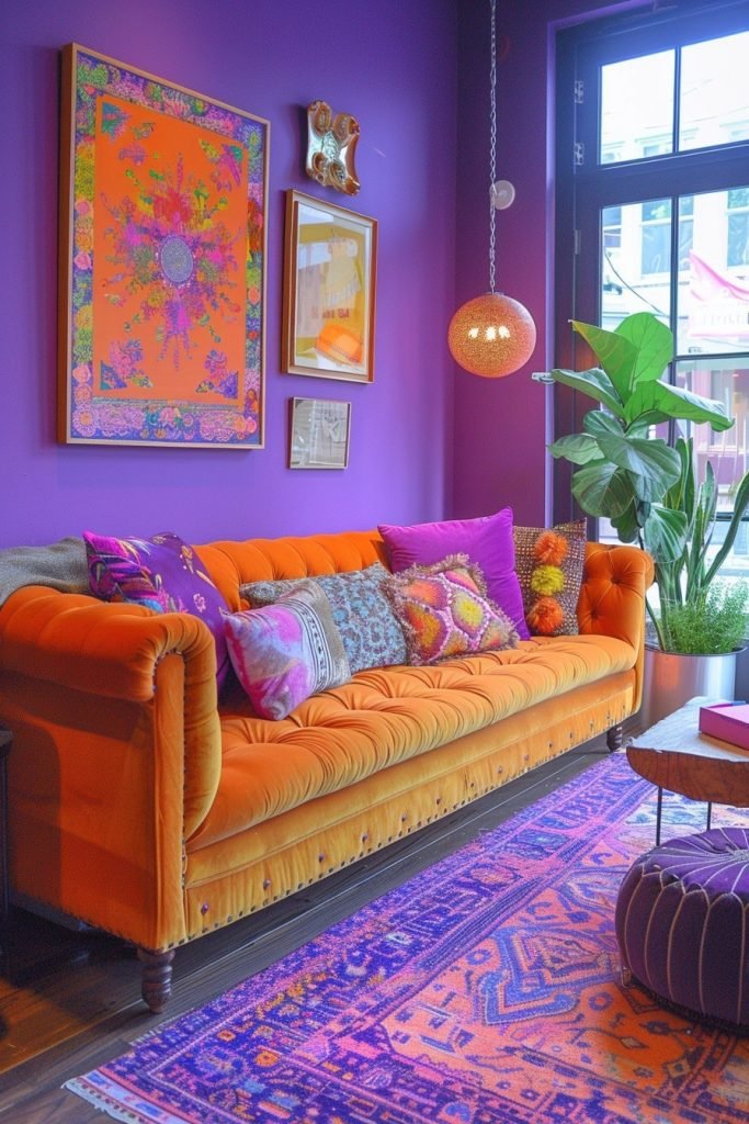 Bright Colors Fusion Room