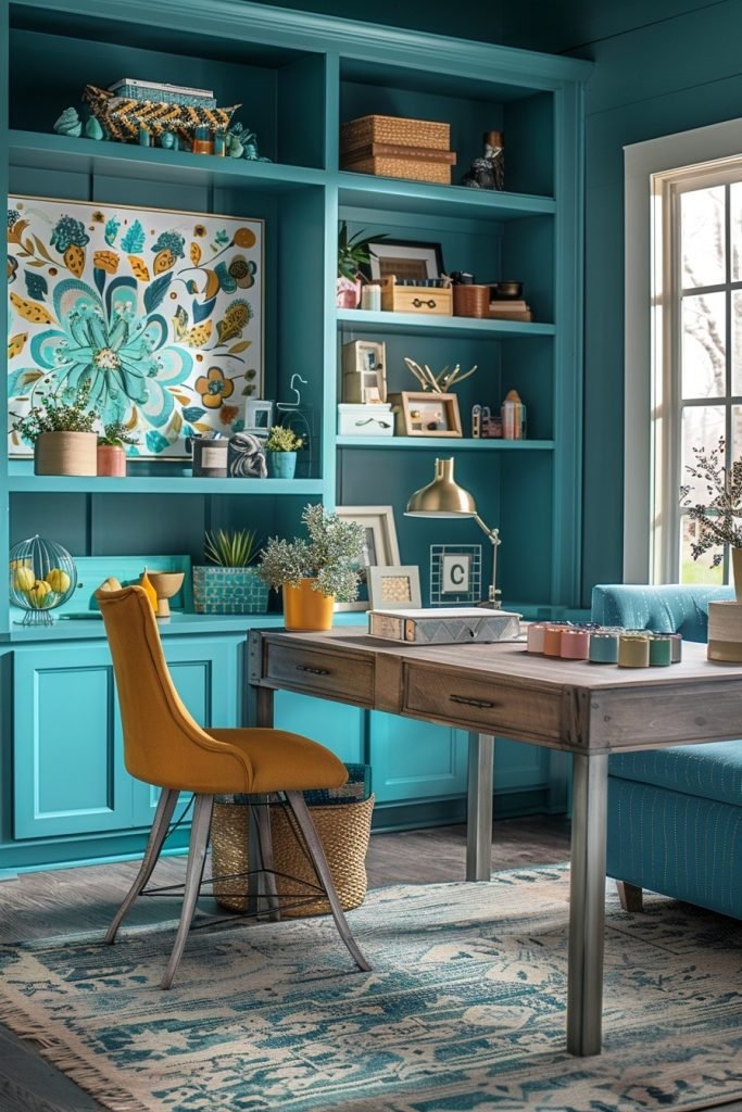 Cerulean Boho Craft Rooms