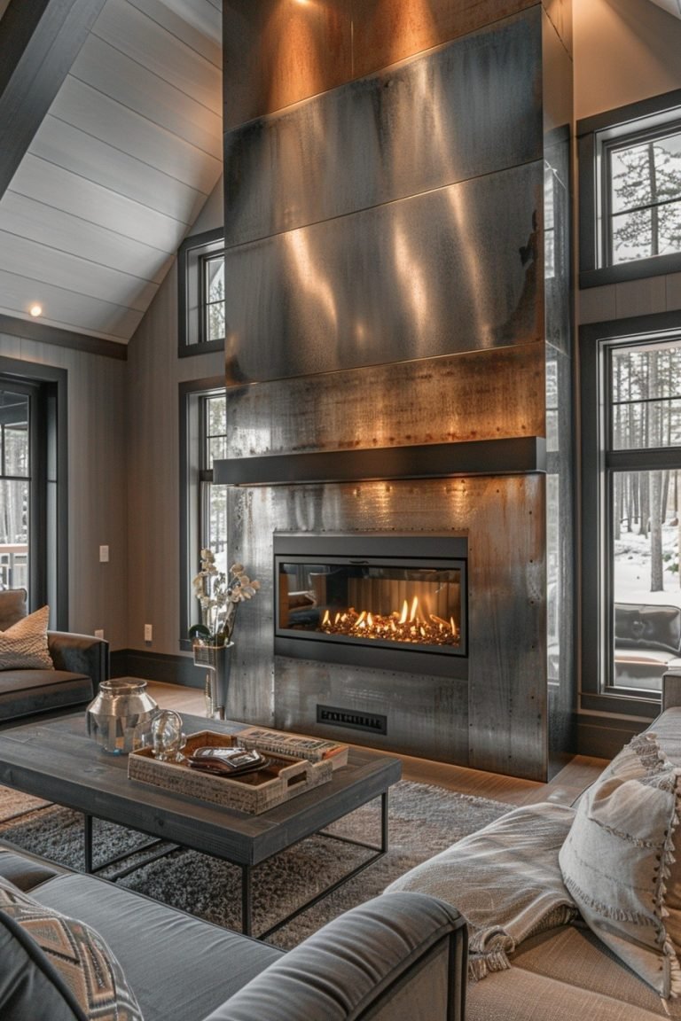 29 Chic And Modern Fireplace Ideas To Enhance Your Home Decor ...