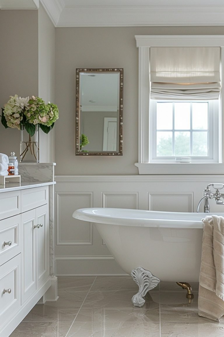 29 Chic Neutral Bathroom Decor Ideas For Timeless Elegance - Courtneys ...