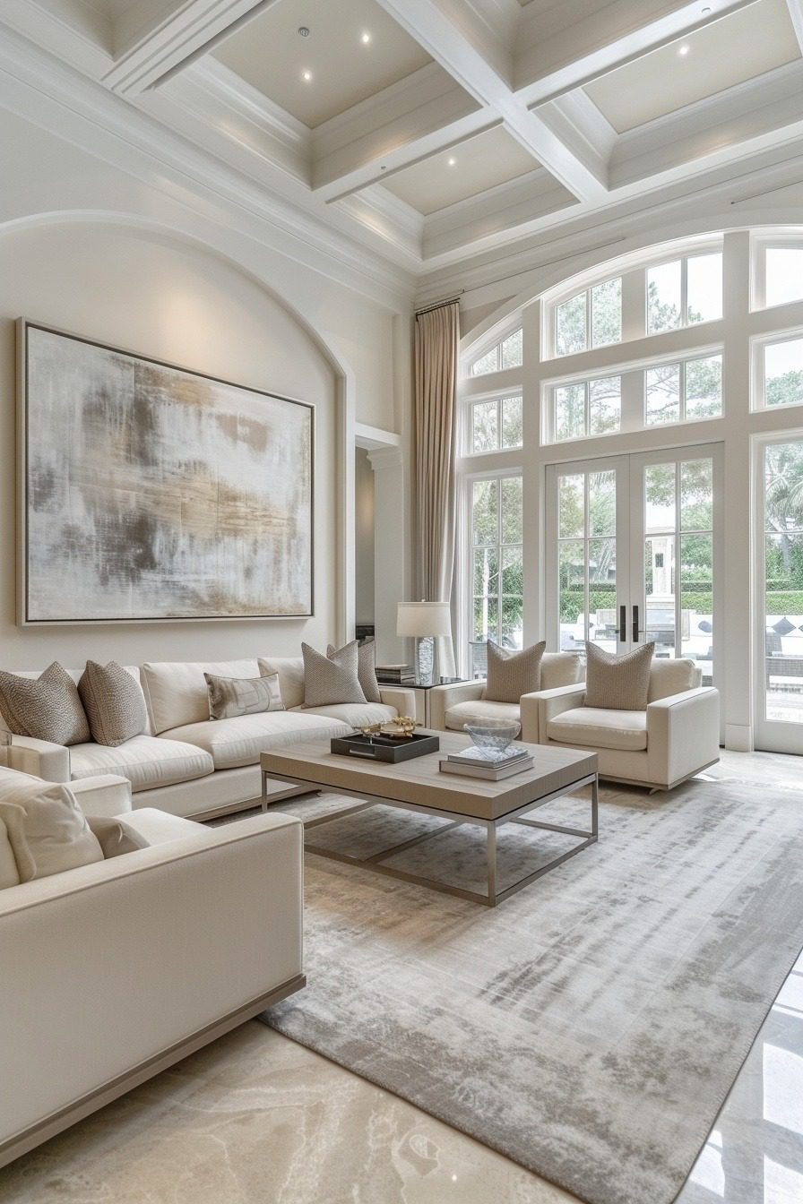 29 Timeless Decor Living Room Ideas For Classic Elegance - Courtneys World - Clean Line Modern Decor